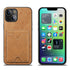 iPhone 15 With Wallet Bracket Protective Leather Case