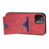 iPhone 15 With Wallet Bracket Protective Leather Case