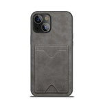 iPhone 15 Plus With Wallet Bracket Protective Leather Case