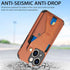 iPhone 15  Multi Angle Bracket Card Insertion Magnetic Suction Anti Drop Case