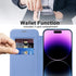 Case for iPhone 15 Plus Case Wallet Compatible with Magsafe, Shockproof Full Protective Flip Folio Wallet Case with RFID Blocking Card Slot PU Leather Cover for iPhone 15 Plus