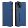 iPhone 15 Plus Flip Leather Sheath Phone Case