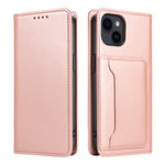 iPhone 15 Flip Leather Sheath Phone Case