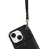 iPhone 15 Plus Card Insertion Crossbody Lanyard Case