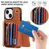 iPhone 15 Plus Card Insertion Crossbody Lanyard Case