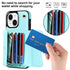 iPhone 15 Card Insertion Crossbody Lanyard Case