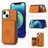 iPhone 15 Plus Wallet Case Credit Card Holder, Premium Leather Durable Kickstand Magnetic Protective Cover