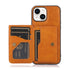 iPhone 15 Wallet Case Credit Card Holder, Premium Leather Durable Kickstand Magnetic Protective Cover