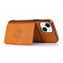 iPhone 15 Wallet Case Credit Card Holder, Premium Leather Durable Kickstand Magnetic Protective Cover