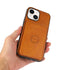 iPhone 15 Wallet Case Credit Card Holder, Premium Leather Durable Kickstand Magnetic Protective Cover