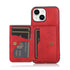 iPhone 15 Wallet Case Credit Card Holder, Premium Leather Durable Kickstand Magnetic Protective Cover