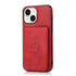 iPhone 15 Wallet Case Credit Card Holder, Premium Leather Durable Kickstand Magnetic Protective Cover