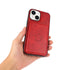 iPhone 15 Wallet Case Credit Card Holder, Premium Leather Durable Kickstand Magnetic Protective Cover