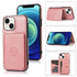 iPhone 15 Wallet Case Credit Card Holder, Premium Leather Durable Kickstand Magnetic Protective Cover