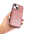 iPhone 15 Wallet Case Credit Card Holder, Premium Leather Durable Kickstand Magnetic Protective Cover