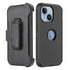 iPhone 15 With Kickstand Belt Clip Full Protection Heavy Duty Case