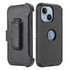 iPhone 15 Plus With Kickstand Belt Clip Full Protection Heavy Duty Case