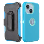 iPhone 15 With Kickstand Belt Clip Full Protection Heavy Duty Case