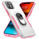 iPhone 15 Plus Kickstand Fully Protected Heavy-Duty Shockproof Case