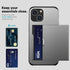 iPhone 15 Card Insertion and Sliding Type Case