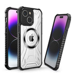 iPhone 15 Plus CD Texture Anti Drop Magnetic Phone Case