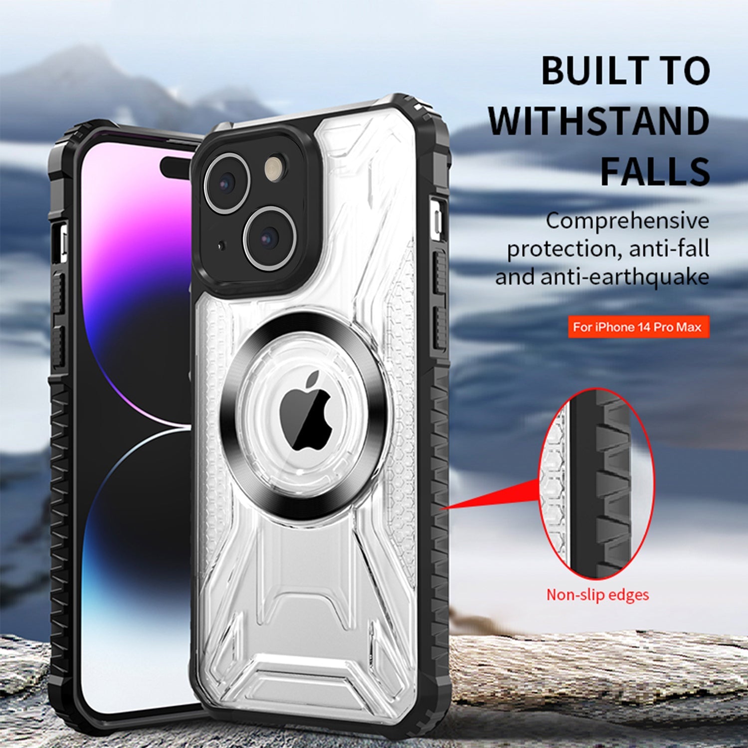 iPhone 15 CD Texture Anti Drop Magnetic Phone Case