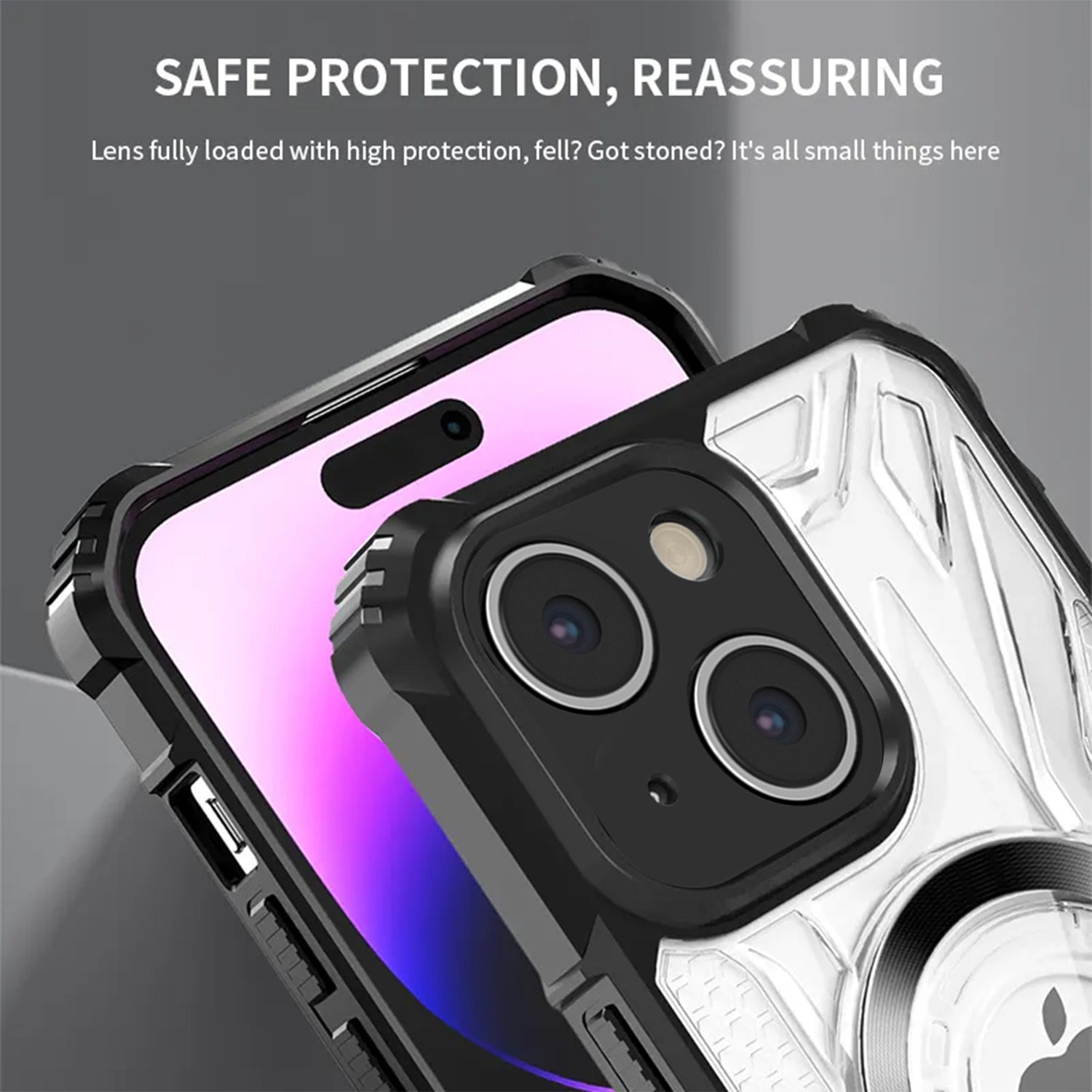 iPhone 15 CD Texture Anti Drop Magnetic Phone Case