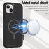 iPhone 15 Car Mounted Magnetic Suction 2in1 Frosted Anti Fall Phone Case