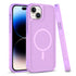 iPhone 15 Plus Car Mounted Magnetic Suction 2in1 Frosted Anti Fall Phone Case