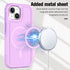 iPhone 15 Car Mounted Magnetic Suction 2in1 Frosted Anti Fall Phone Case