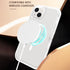 iPhone 14 Plus Magnetic Attraction Transparent Full Protection Heavy Phone Case