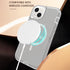 iPhone 15 Plus Magnetic Attraction Transparent Full Protection Heavy Phone Case