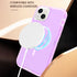 iPhone 15 Plus Magnetic Attraction Transparent Full Protection Heavy Phone Case