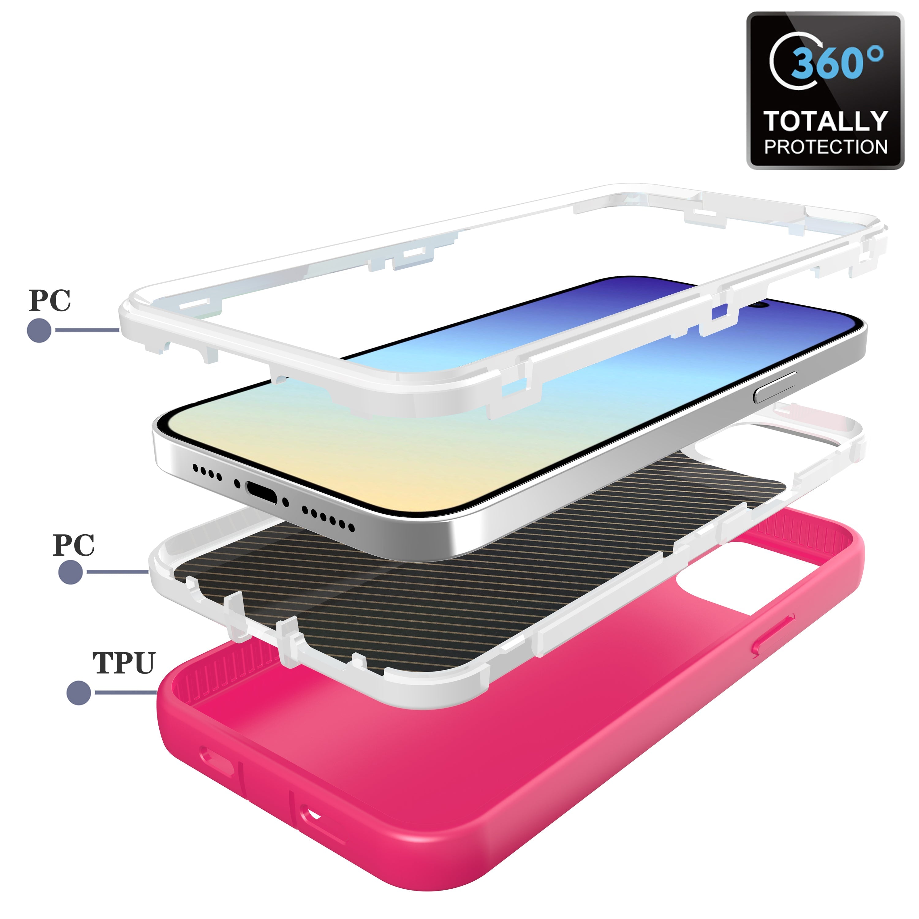 iPhone 15 Silicone Drop Phone Case