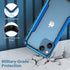 iPhone 15 Full Body Bumper Case With Clear Back Panel Protector