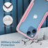 iPhone 15 Full Body Bumper Case With Clear Back Panel Protector