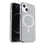 iPhone 15 Magnetic Attraction Gradient Shiny Transparency Case