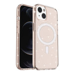 iPhone 15 Plus Magnetic Attraction Gradient Shiny Transparency Case