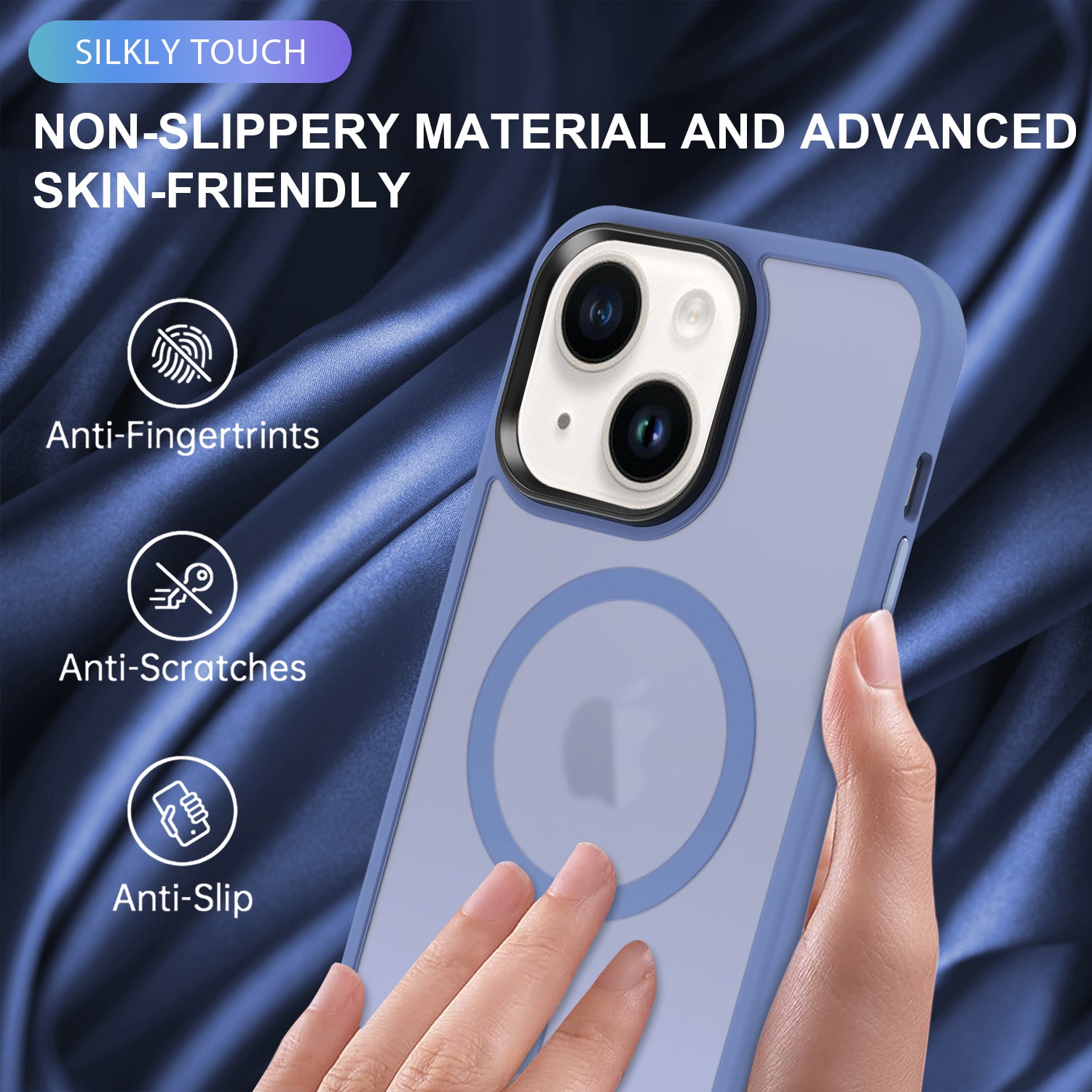 iPhone 15 Plus Shockproof With Magnetic Cover Case