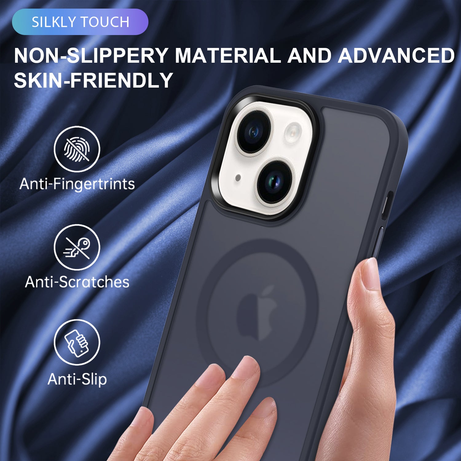 iPhone 15 Plus Shockproof With Magnetic Cover Case