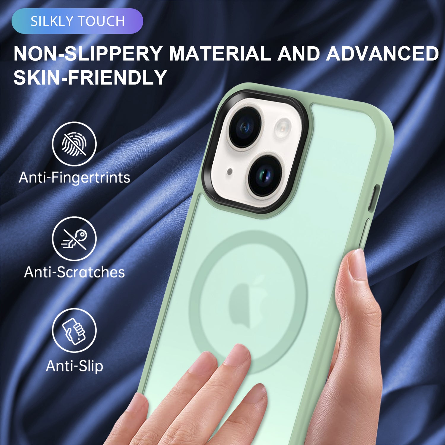 iPhone 15 Plus Shockproof With Magnetic Cover Case