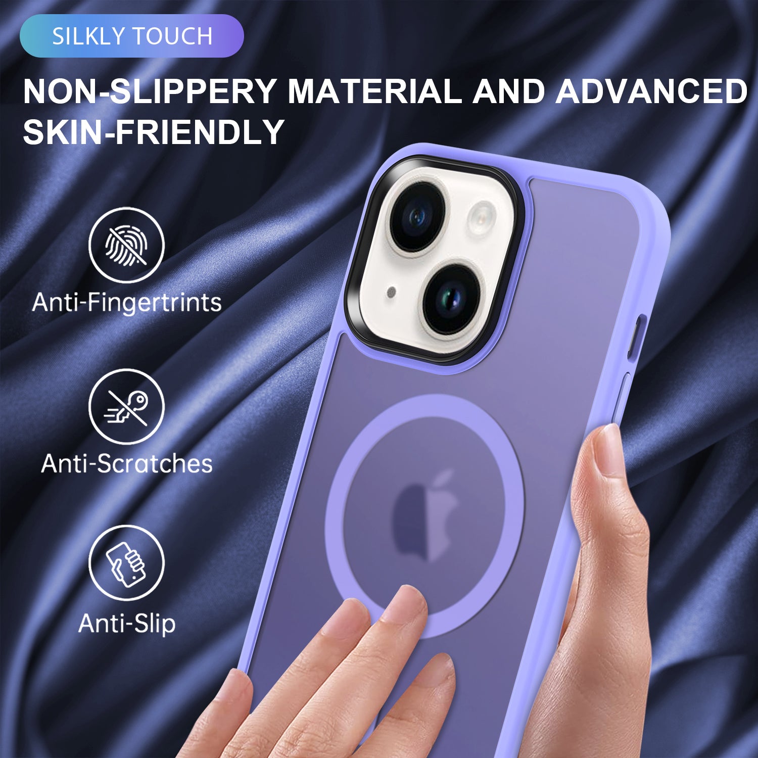 iPhone 15 Plus Shockproof With Magnetic Cover Case