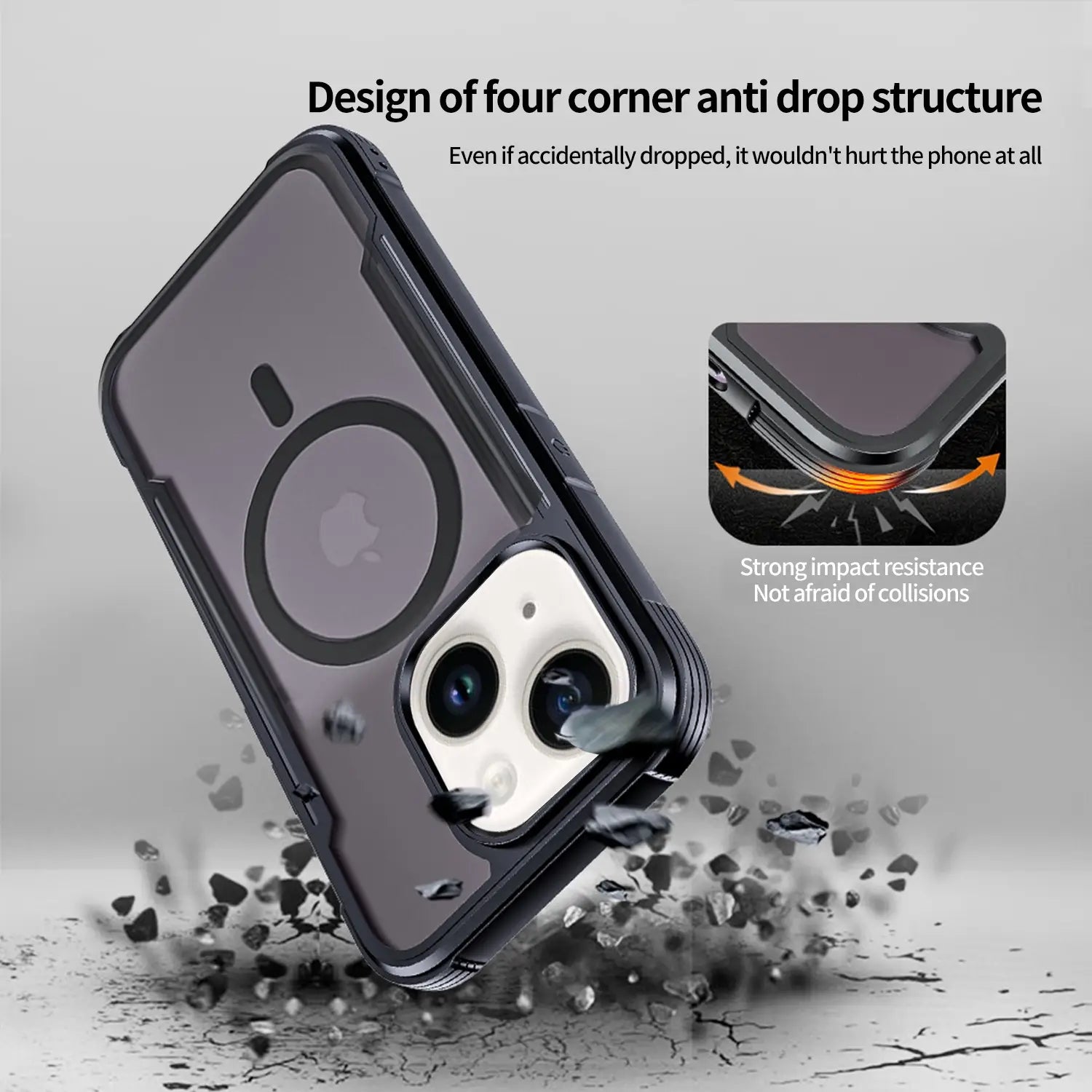 iPhone 15 Plus Frame Shock and Fall Resistant Case