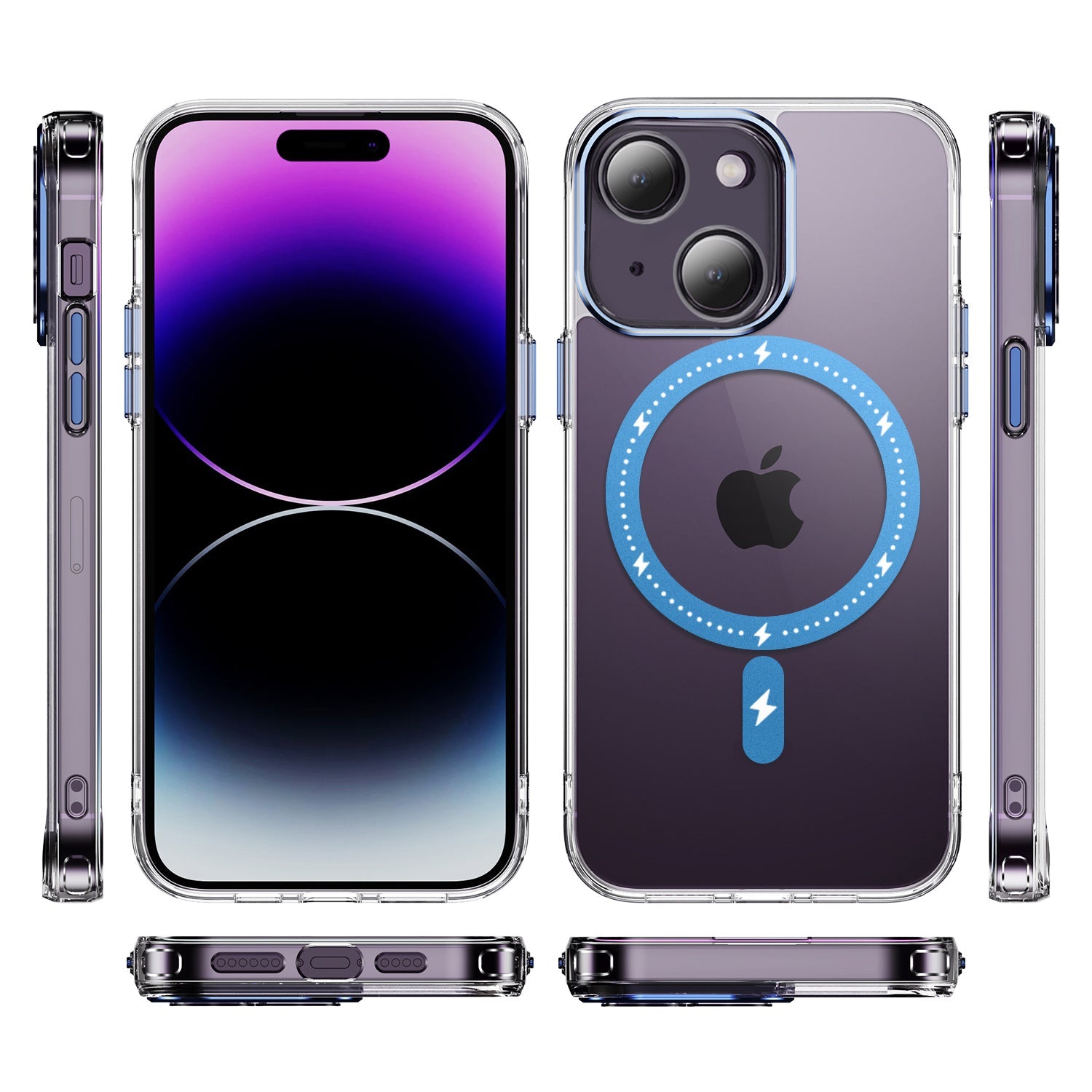 iPhone 15 Magnetic Transparency Case