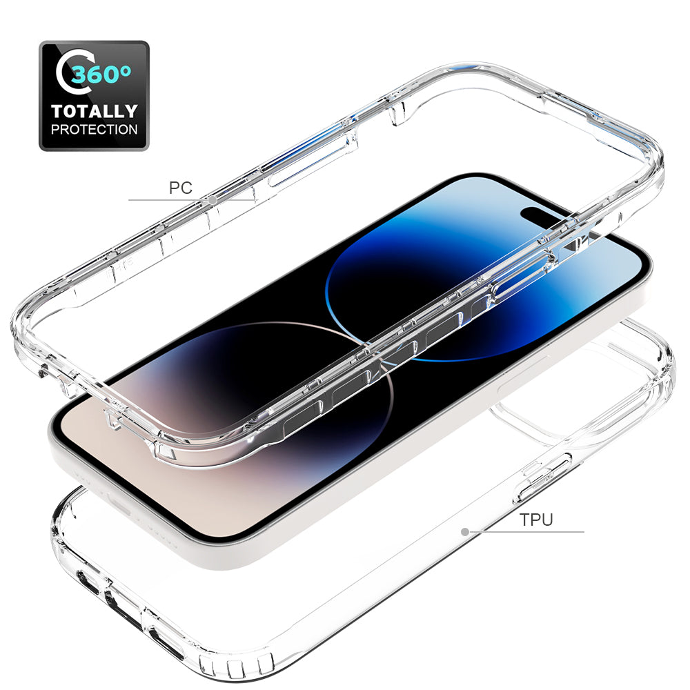 iPhone 15 HD Gradient Transparent Case