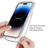 iPhone 15 HD Gradient Transparent Case