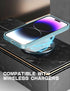 iPhone 15 Translucency Magnetic Suction Bracket Phone Case