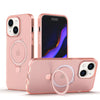 iPhone 15 Plus Translucency Magnetic Suction Bracket Phone Case