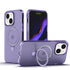 iPhone 15 Translucency Magnetic Suction Bracket Phone Case