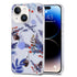 iPhone 15 Printed Double-Layer Transparent Magnetic Suction Phone Case